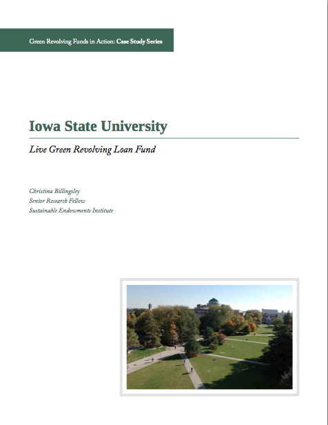 Front of LIve Green! Revolving Loan Fund document