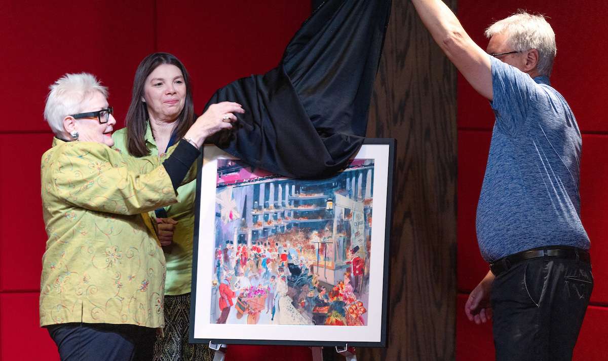 Article: Restored historic painting is home in Stephens Auditorium