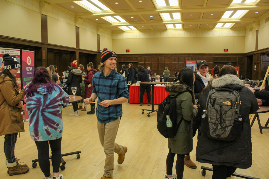 Students enjoyed the events planned for the Symposium on Sustainability. 
